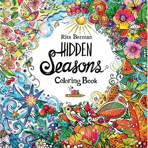 Hidden Seasons Coloring Book, 80 pages (Paperback)