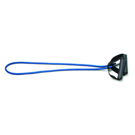 Exercise Tubing with Handles, Blue, 36 Inch, Cando-best value exercise and fitness products By