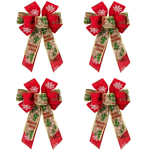 Large Outdoor Christmas Bows for Wreaths Bows for Christmas Tree