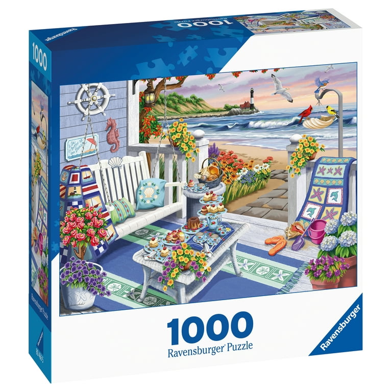 Ravensburger Seaside Happiness 1000 Piece Jigsaw Puzzle for Adults