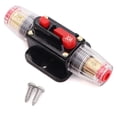 thumbnail image 1 of ORUYROP 30A Audio Inline Circuit Breaker Reset Fuse 12V-24V DC, PowMr Reset Fuse Holder 30 amp with Manual Reset for Car Audio, Stereo Switch and Solar Inverter System, 1 of 7