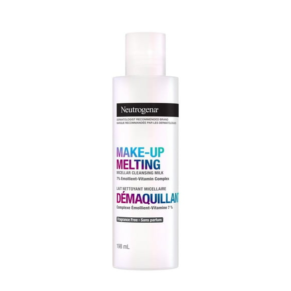 Neutrogena Make-up Melting Micellar Cleansing Milk - Makeup Remover - Vitamins & Emollients - Sensitive Skin – Fragrance Free