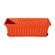 thumbnail image 1 of Maceta para ventana, maceta rectangular para exterior e interior con drenaje Ladrillo rojo, 1 of 9