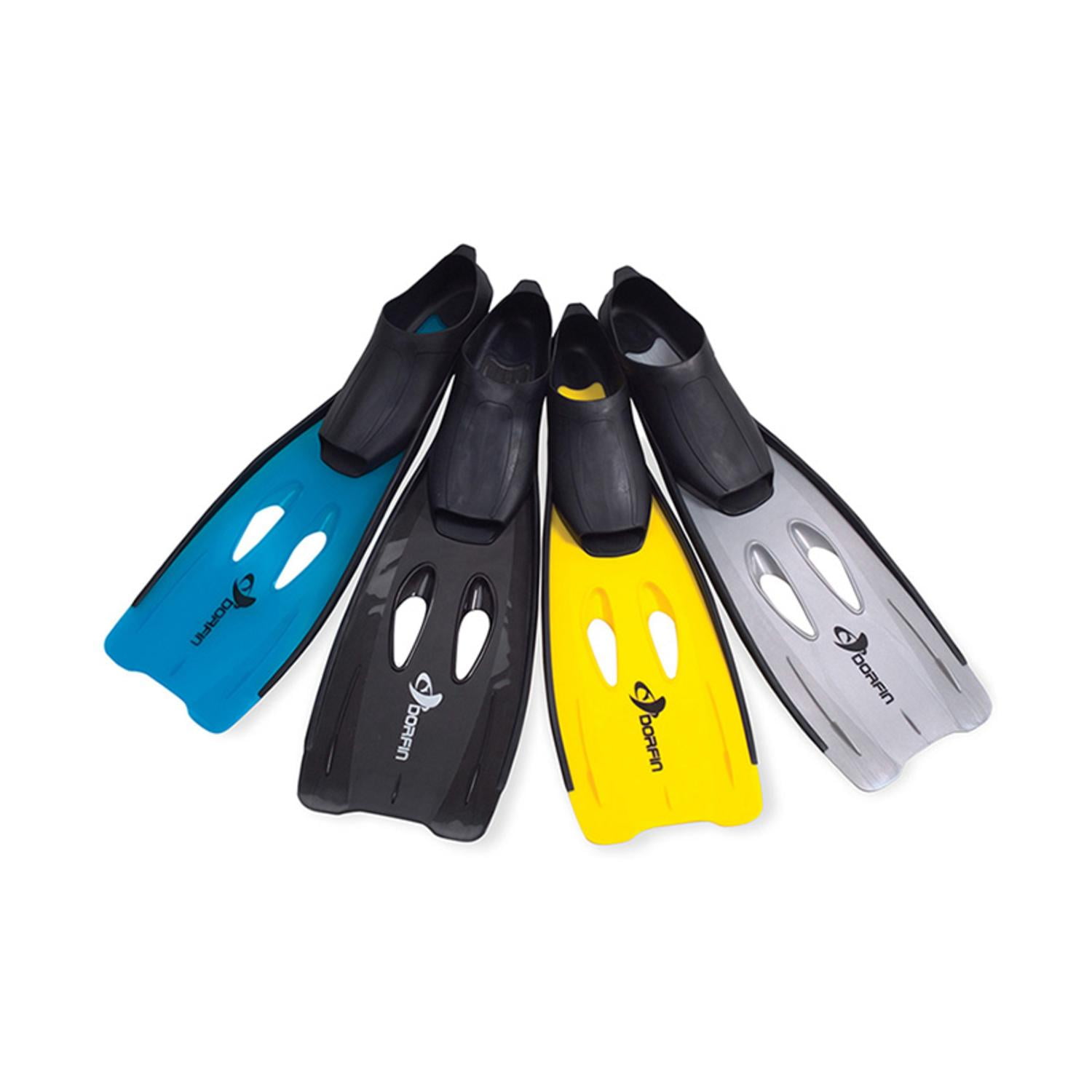 Tilos Getaway Snorkeling Fins for Wider Feet S/M Titanium ...