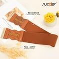 thumbnail image 2 of Wide Elastic Dress Belts for Women Vintage Stretchy Waist Belt Cinch Belt, 2 of 9