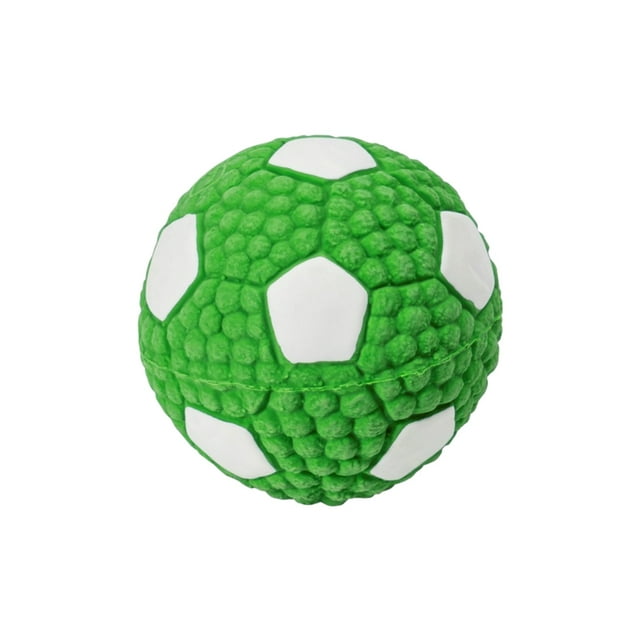 Decodeary Non-Toxic Latex Dog Toy For Dogs Interactive And Chewable Interactive Dog Toy green football 1Set