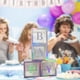 thumbnail image 5 of Cajas de globos transparente decoraciones de revelación de género telón de fondo de fotografía con BEBÉ plata Colcomx cajas de globos, 5 of 7