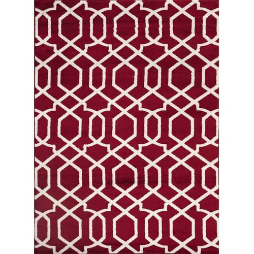 World Rug Gallery Contemporary Trellis Design Indoor Area Rug Walmart