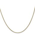 thumbnail image 3 of Chaîne Pendentif Collier en Or Jaune 14k 20 Pouces 1mm, 3 of 9