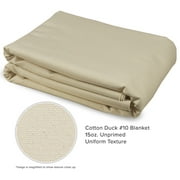 Creative Mark Unprimed Cotton Duck Deluxe Canvas - 7oz Folded Canvas - 52 x 6 Yards - Uniform Medium Texture - Economy Cotton Sheeting - Bulk Un-stretched Duck Canvas Fabric for Artists