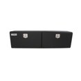 thumbnail image 1 of Dee Zee Boîte à Outils DZ79TB Topsider; Rail de Lit de Côté Supérieur; Double Porte; Motif Diamant; Noir; Aluminium; Capacité de 12,75 Pieds Cubes, 1 of 4