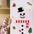 thumbnail image 5 of Christmas Snowman Refrigerator Sticker Set Cute Snowman Fridge Stickers Decoration for Fridge Wall Door Party Supplies Home Decoration, 5 of 7