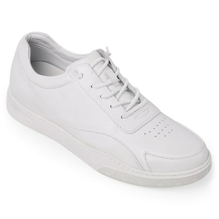 

CMR CHAMARIPA Taller Shoes Fashion White Sneakers Height Increase Sneakers Mens High Heel Shoes To Look Taller 5CM / 1.95 Inches