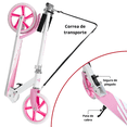 thumbnail image 5 of Scooter para Niños Altura Ajustable Ruedas de Goma Freno Trasero Plegable con Correa Apto a partir de 115 cm Soporta hasta 50 kg - Rosa, 5 of 5