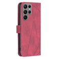 thumbnail image 3 of For Samsung Galaxy S24 Ultra 5G Magnetic Buckle Rhombus Texture Leather Phone Case, 3 of 5