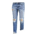 thumbnail image 5 of YUEJUIR Womens Jeans Women Distressed Hem Washed Boyfriend Jeans Straight Leg Denim Pants Flare Jeans for Women Boho Clothes for Women (Yellow,M), 5 of 5