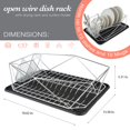 thumbnail image 4 of Kitchen Details 23378-CHR Geode Dish Rack, Chrome, 4 of 4