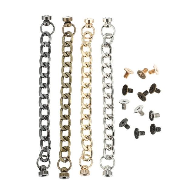 4Pcs Phone Finger Chains DIY Chain Design Phone Hand Strap Secure Phone Decors
