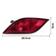 thumbnail image 2 of Un par de reflectores de parachoques traseros, luces de freno y luces antiniebla traseras son adecuados para Isuzu MU-X MUX 2013-2017., 2 of 3
