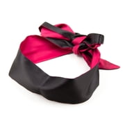 A-Waroom Satin Eye Mask Blindfold, Blindfolds for Party Games, Sleeping Mask Silk, Adjustable Blindfolds to Tie Your Eyes, 150 cm/ 60 inch
