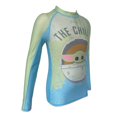 thumbnail image 3 of Traje de Baño The Mandalorian Talla 6 Sustentable de Manga Larga Diseño Grogu Azul con Verde, 3 of 4