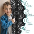 thumbnail image 3 of Blackout Kids Curtains,Paisley Pattern Childrens Insulated Curtains Set Of 2,Bedroom Essentials,Toddler Room Decor 42"x84"(106x213cm), 3 of 4