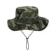 thumbnail image 1 of Fdelink Sombrero de pescador ajustable de camuflaje para exteriores para hombre, verde, 1 of 8