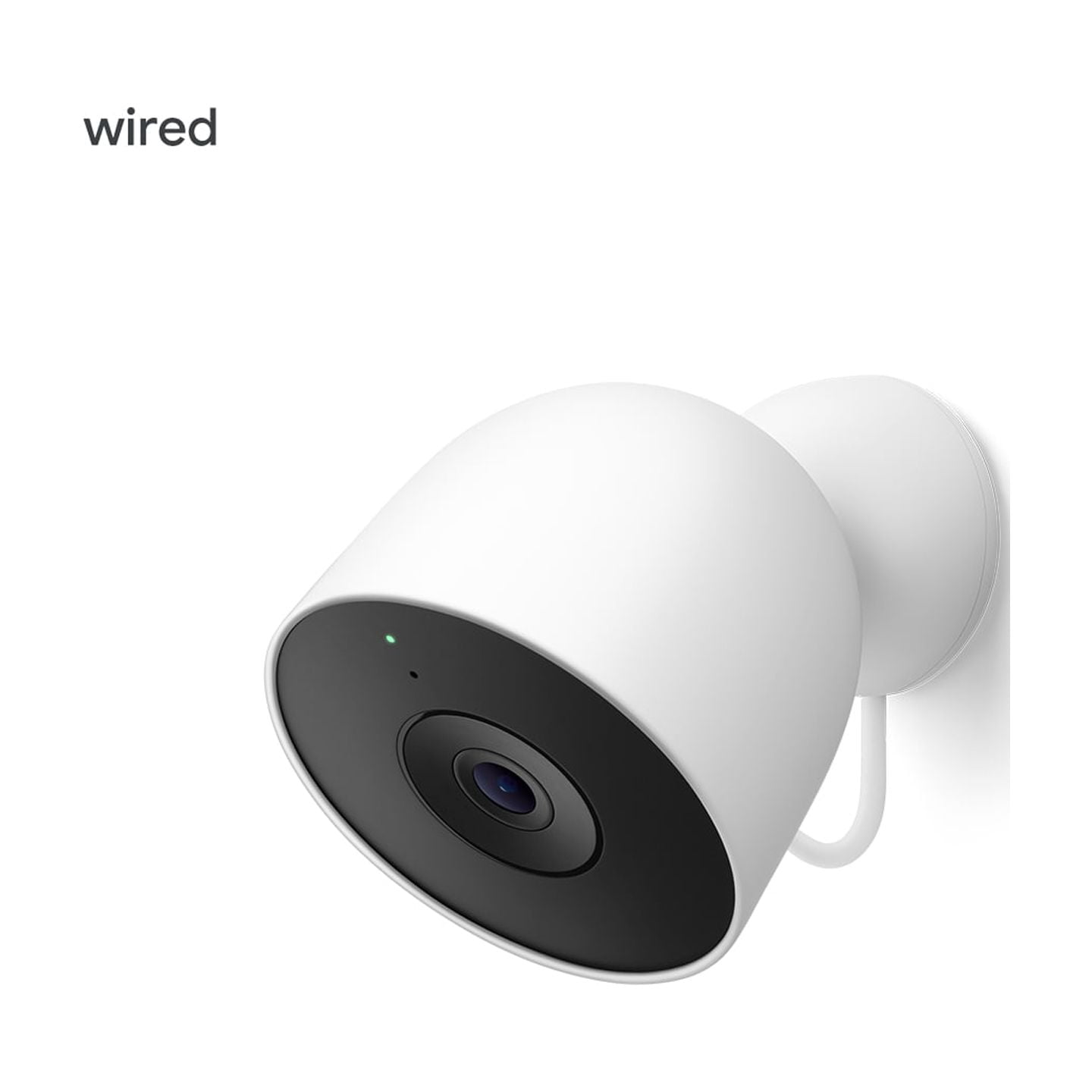 Caméra extérieure Google Nest (filaire, 2e génération) – Vidéo 2K et Gemini – Neige