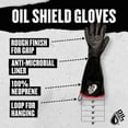 thumbnail image 4 of Oil Shield 18" High Heat Neoprene Glove, Fryer Filtration Glove, 450 Degree Temp Rating, Anti-Microbial Liner, Food Service Safety (XL), 4 of 6