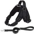 thumbnail image 1 of Arnés XL para perros con correa, arnés ajustable y fácil de poner que evita tirones, arnés reflectante para perros, chaleco para mascotas, arnés para perros pequeños, medianos y grandes., 1 of 5