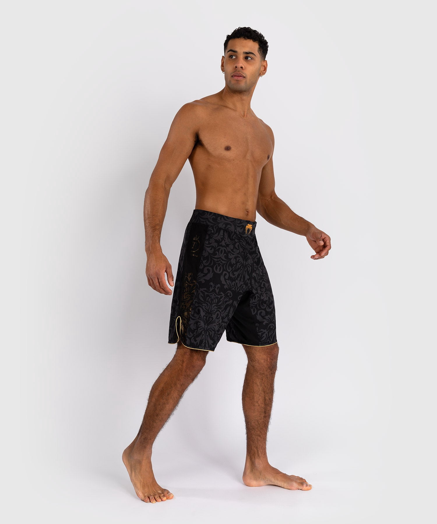 Venum x Ilia Topuria Unmatched Fight Shorts - Black/Gold - Medium