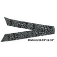 thumbnail image 4 of Unique Bargains 1 Pc Scarf Headband Leopard Print Neck Scarf for Women Gray, 4 of 5