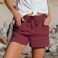 thumbnail image 3 of Womens Shorts Straight Leg Casual High Waist Sports Loose Fit Casual Fashion Bermuda Cargo Board Gym Bottoms Sizes S, 3 of 7