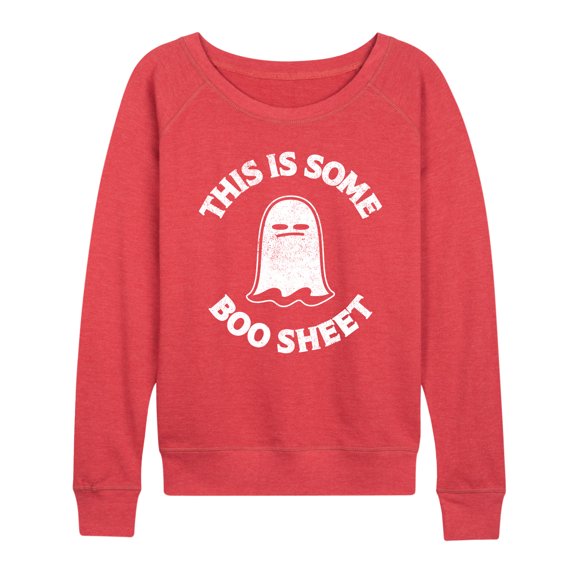 Instant Message - This Is Some Boo Sheet - Women's Lightweight French Terry Pullover