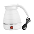 thumbnail image 2 of Viajes plegables hervidor eléctrico portátil 1200 ml acampando liviano con caldera de agua de silicona de cable de alimentación separable plegable, 2 of 8