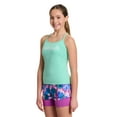 thumbnail image 3 of Reebok Girl's Athletic Longline Bra Tank Top, Sizes 4-18, 3 of 6