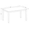thumbnail image 5 of 7 Pc Comptoir Hauteur pub Ensemble - Table Haute et 6 Comptoir Hauteur Chaise à Manger., 5 of 5
