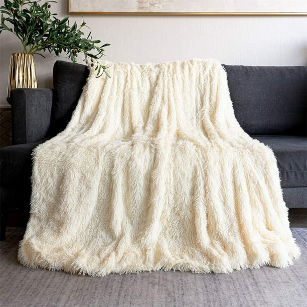 Manta de piel sintética Manta de forro polar ligero y peludo | Poliéster de microfibra suave y acogedor | 47x30 pulgadas | Sofá Cama Decoración | Lavable a máquina | Fondo de foto de boda | Manta de