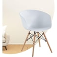thumbnail image 2 of Set de 4 Sillas FRATELLO MUEBLES Sartré Comedor Oficina Color Blanco, 2 of 8