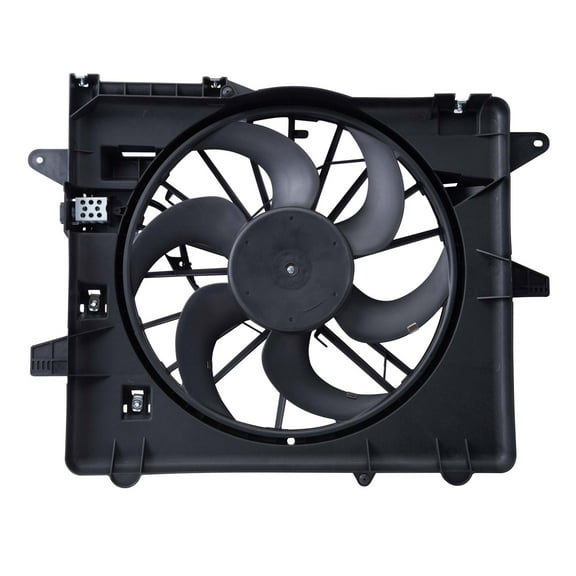Brock Replacement Cooling Fan Motor Assembly Compatible with Mustang DR3Z 8C607 B