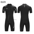 thumbnail image 4 of Traje de neopreno de 3 mm para hombre y mujer, traje de baño de manga corta, traje de buceo de una pieza, traje de buceo para surfear con medusas, 4 of 5