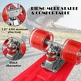 thumbnail image 4 of 22" Complete Mini Cruiser Skateboard for Beginners Youths Teens Girls Boys with LED Wheels, with All-in-One T-Tool (Red), 4 of 7
