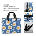 thumbnail image 4 of FORMRS 16" Laptop Bag Carrying Sleeve Case with Handle Travel Shoulder Briefcase, Cute Fried Eggs, 4 of 8
