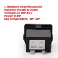 thumbnail image 3 of Riwesomey Generador de 10V-80V de alta precisión, contador de horas sellado para barcos, camiones, tractores, coches, contador de horas Accesorios para motos Riwesomey VI003887-00, 3 of 6