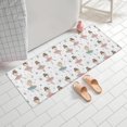 thumbnail image 2 of Ballet Princess Pattern Bathroom Rugs Mat,Non Slip Microfiber Bathroom Rug,Rubber Backing,Soft Bathroom Mats for Bathroom Floor,Tub and Shower,60x24in(150x60cm), 2 of 5