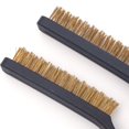 thumbnail image 3 of 9Inch Large Wire Brushes Set Brass Wire Nylon Cleaning Brushes Rust Removal, 3 of 9