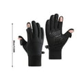 thumbnail image 2 of Winter Warmth & All-Weather Protection - Windproof Insulated Gloves with Touchscreen Fingertips for Men and Women - Perfect for Cycling, Skiing, and Cold Weather Outdoor Activities, All-Day Comfort, 2 of 5
