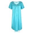 thumbnail image 2 of JEFFRICO Womens Nightgowns Sleepwear Soft Pajama Dress Short Sleeve Nightshirts Plus Size, 2 of 5