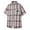 *Brown Red, variant on YODETEY George Men's Regular Fit Long Sleeve Western Shirt, Plaid Button Down Shirts, Blue Big Men's M