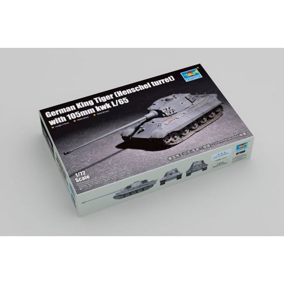 GERMAN KING TIGER HENSCH W/105MMKWK